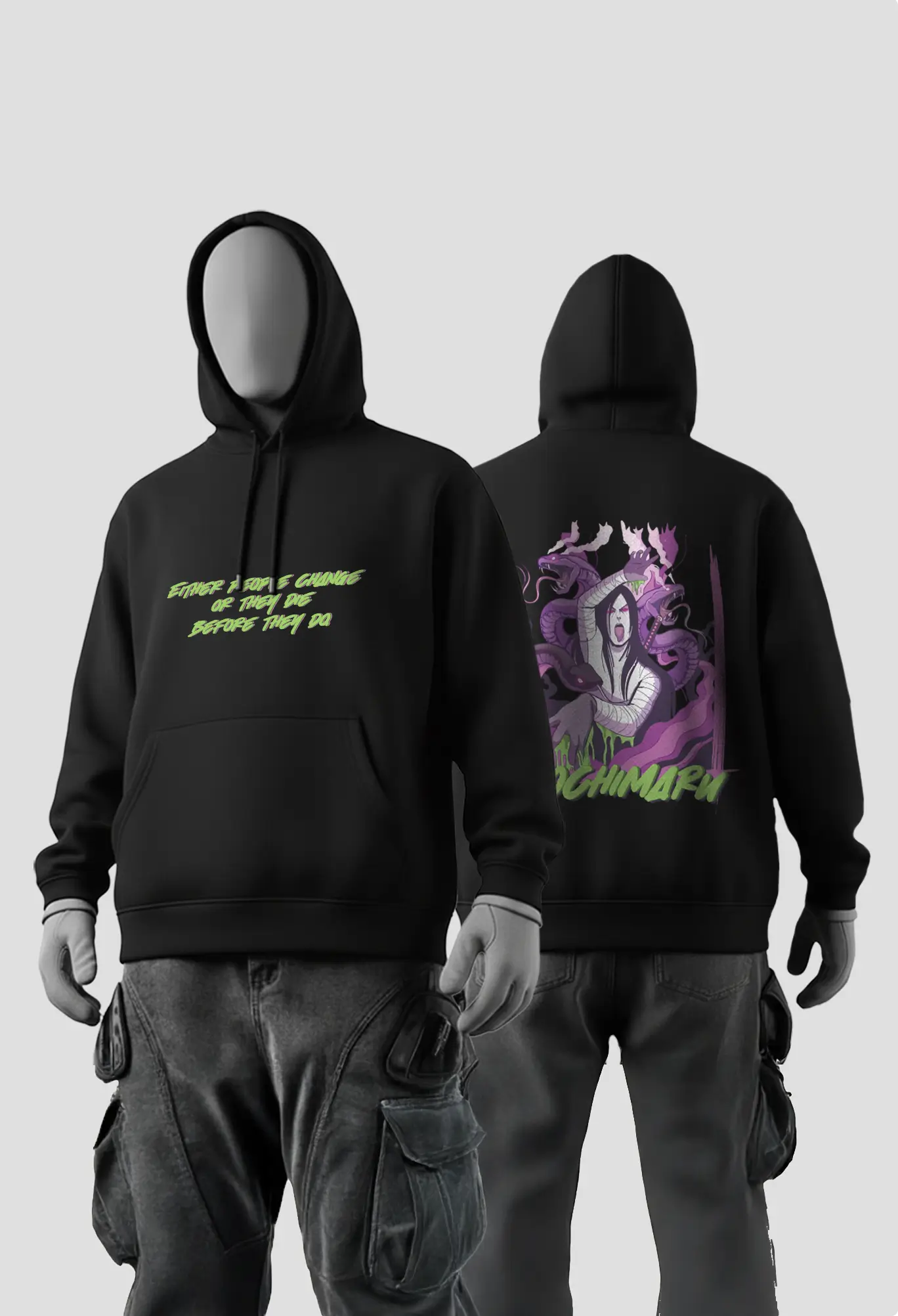 Orochimaro Hoodie (1) Orochimaru Anime Hoodie