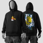 Pikachu Lightning Black Hoodie