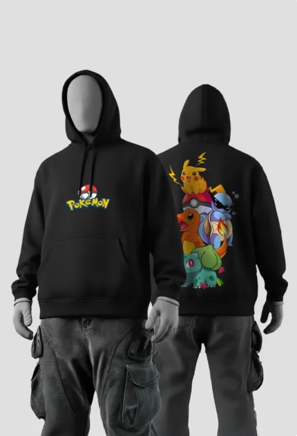 Pokémon Squad Black Hoodie