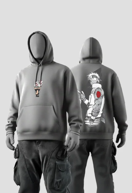 Kakashi Hatake Hoodie Grey