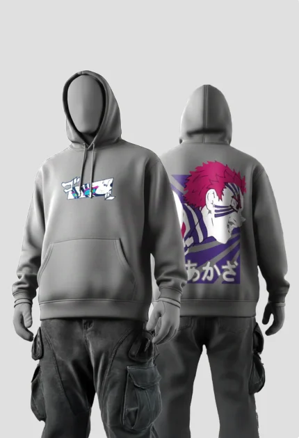 Akaza III Grey Hoodie