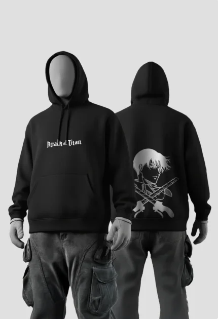 Attack on Titan Anime Black Hoodies (1)