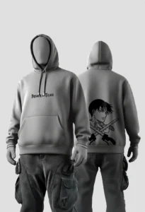 Attack on Titan Anime Grey Hoodies (1)