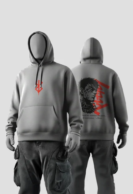 Berserk Grey Hoodie
