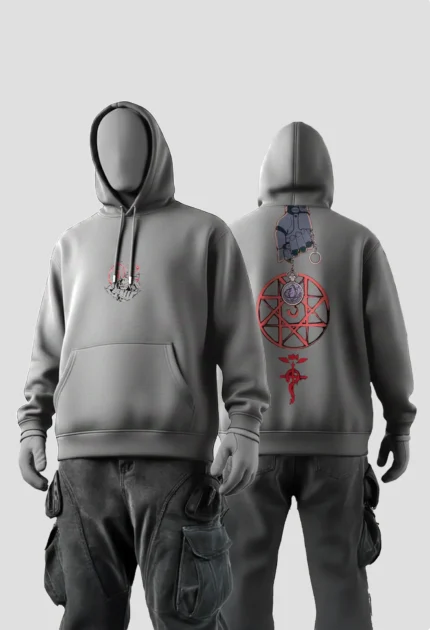 Blood Seal grey Hoodie