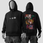 Demon slayer Trio Black Hoodie