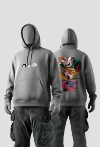 Demon slayer Trio Grey Hoodie