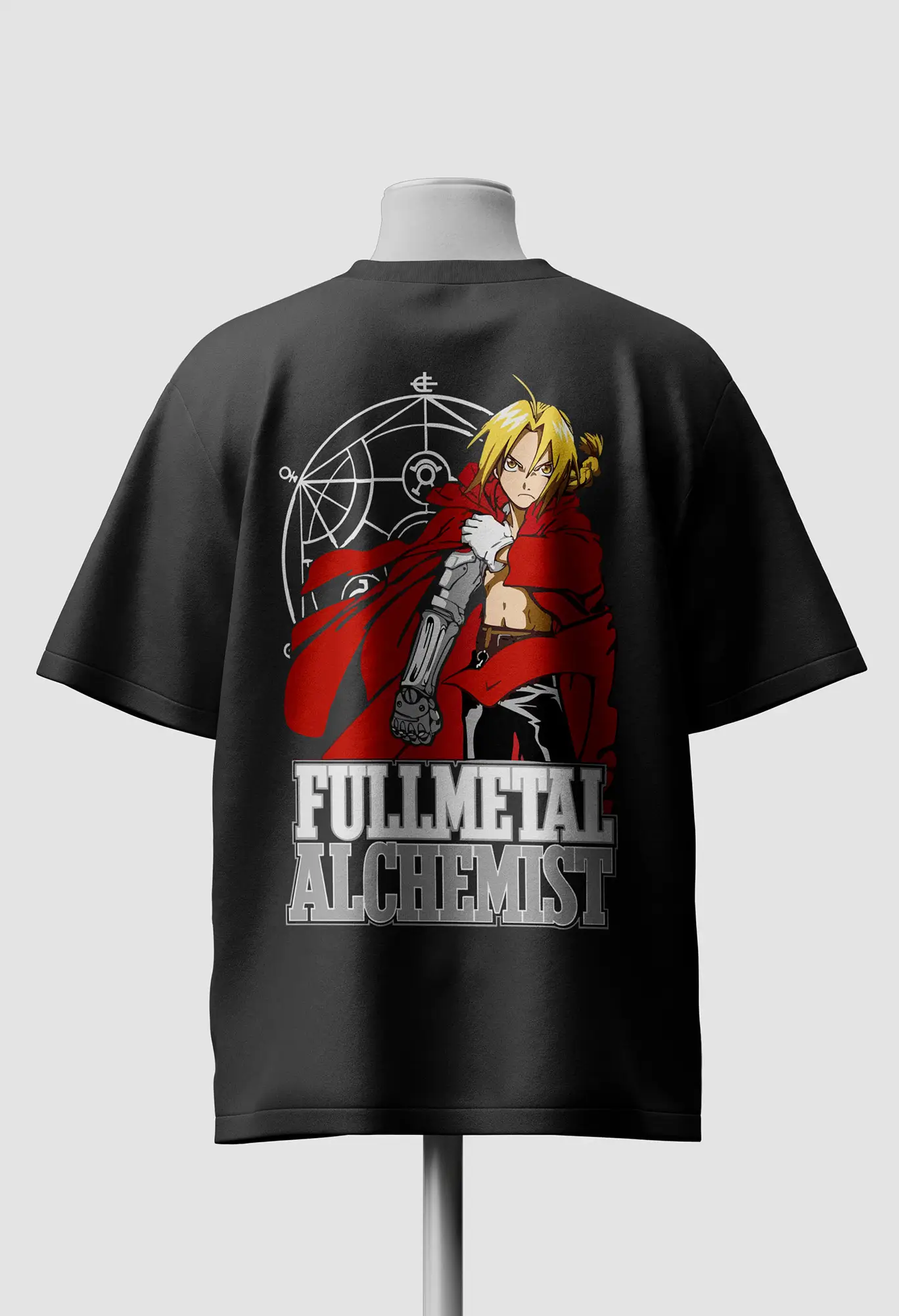 Edward Elric Oversized T-Shirt Back Edward Elric Oversized T-Shirt Back