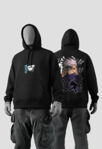 Gojo Satoru Anime Black Hoodies