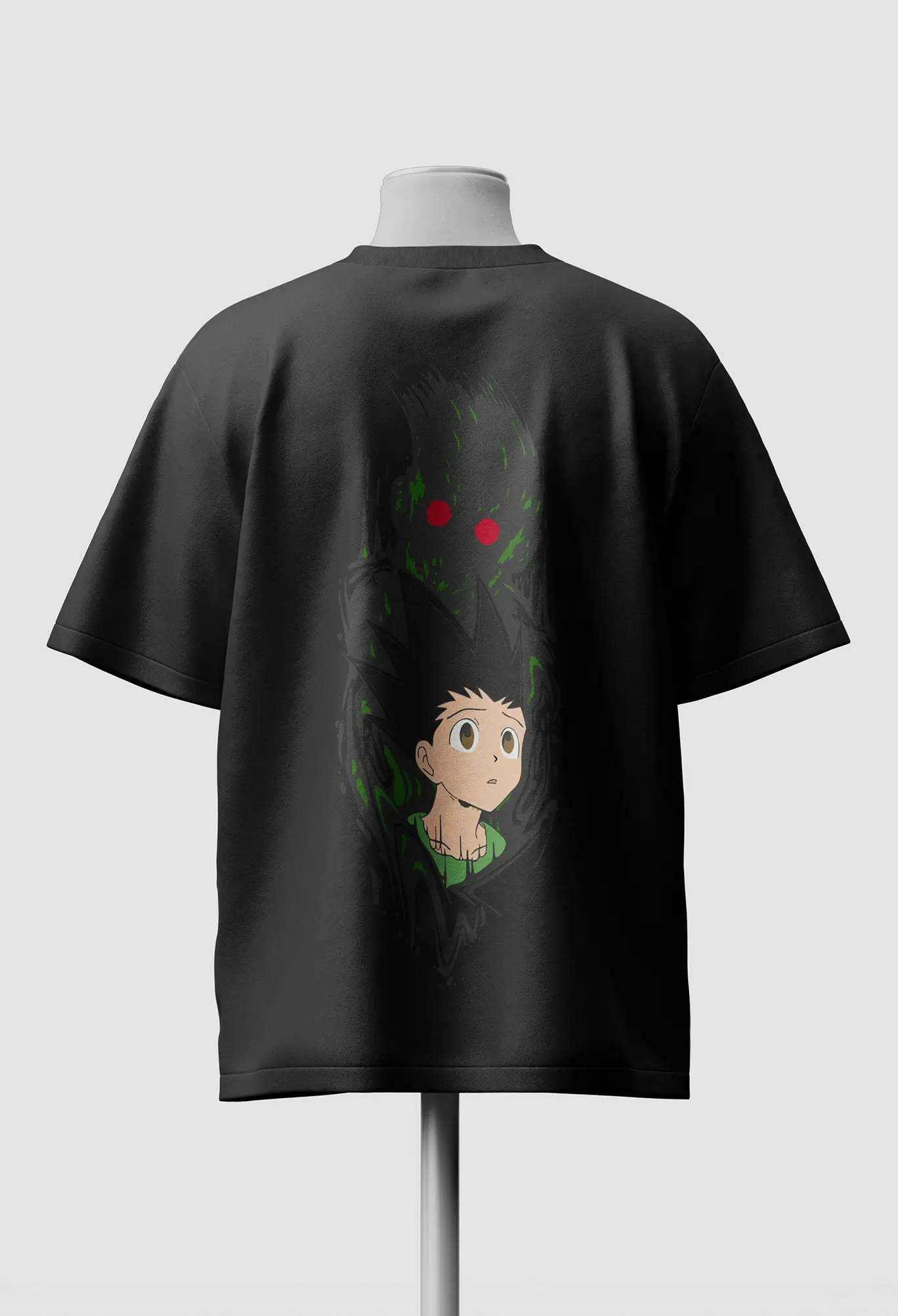Gon Transformation Aura Oversized T-Shirt back Gon Transformation Aura Oversized T-Shirt back