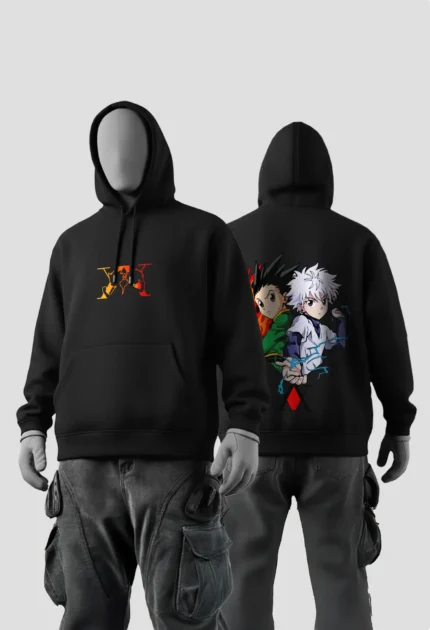 Gon and killua Dua Black Hoodie