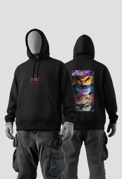 Hashira Demon slayer Black Hoodie