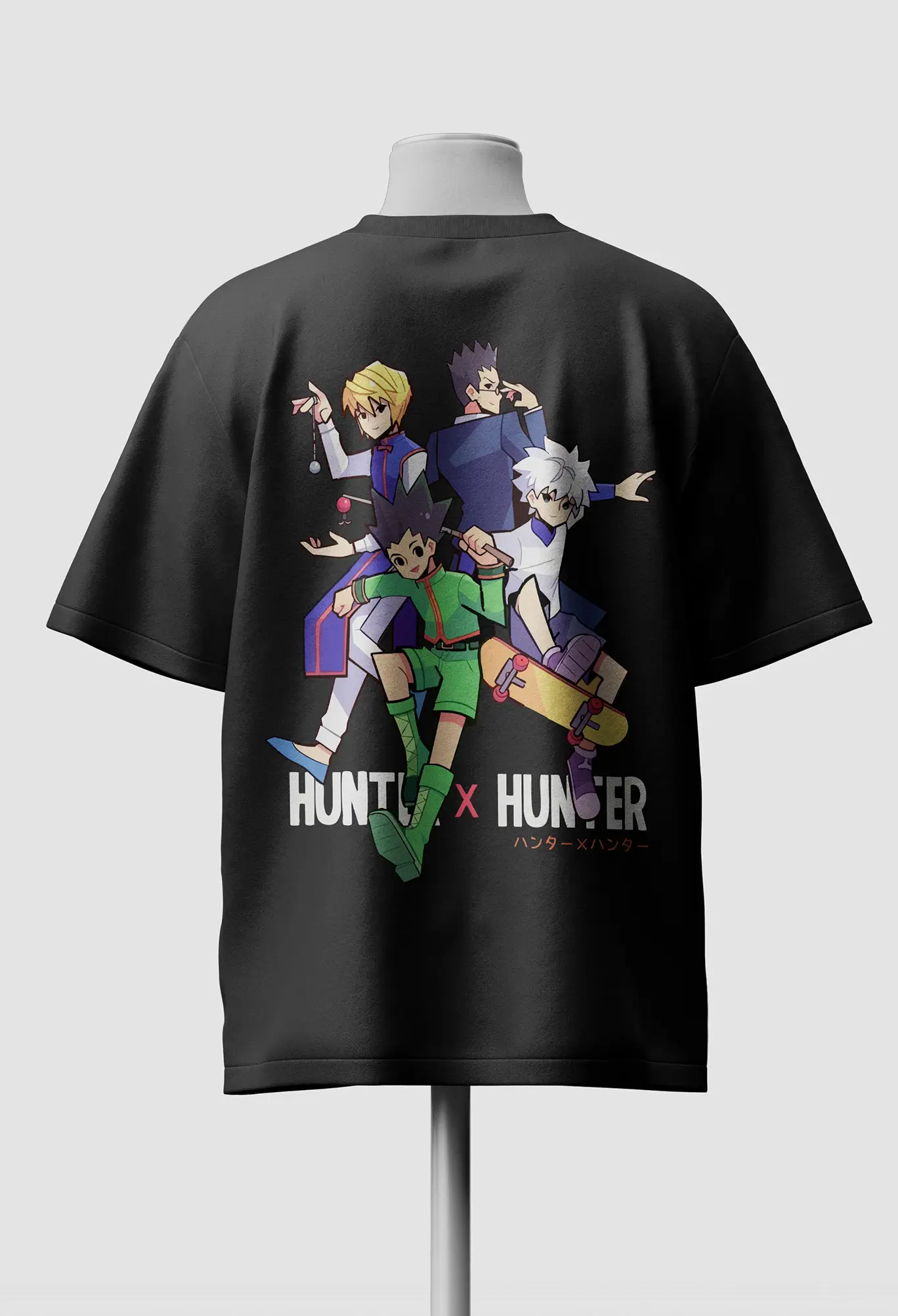 Hunter x Hunter Squad Oversized T-Shirt Back Hunter x Hunter Squad Oversized T-Shirt Back