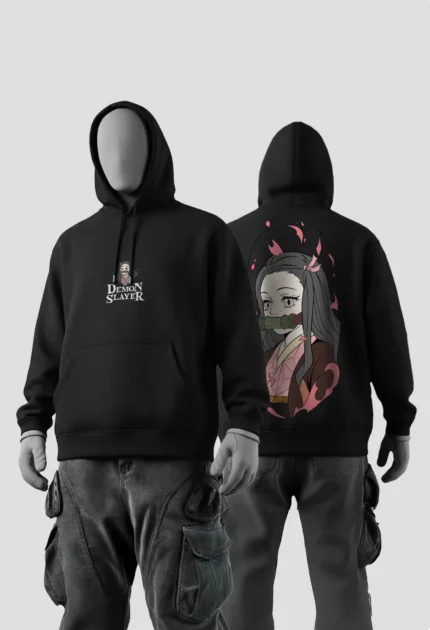 Nezuko Kamado black Hoodie