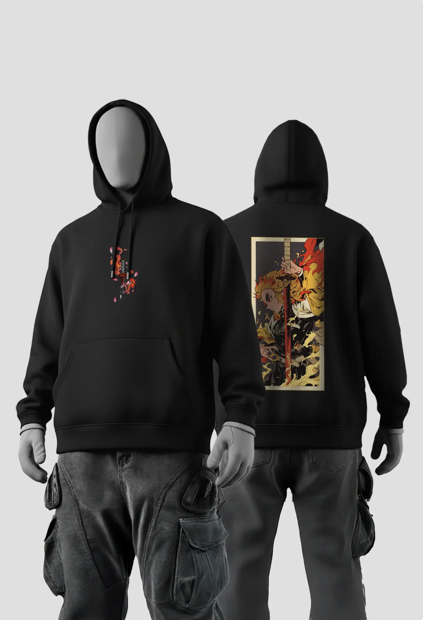RENGOKU Black Hoodie RENGOKU Black Hoodie