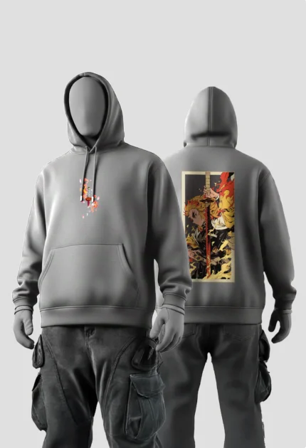 RENGOKU Grey Hoodie