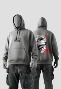 Solo leveling Grey Anime Hoodie