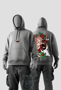 Sukuna Anime Grey Hoodies