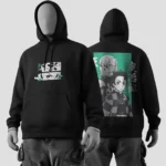 UZUI x TANJIRO Black Hoodie