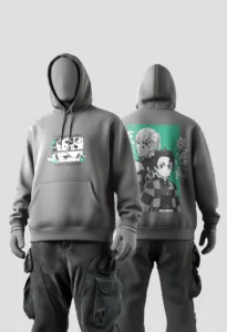 UZUI x TANJIRO Grey Hoodie