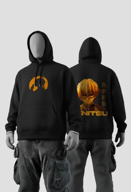 Zenitsu Black Hoodie