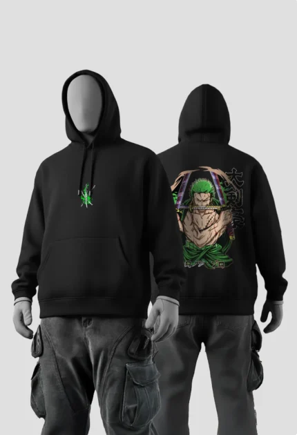 Zoro “Santoryu” One Piece Hoodies Black