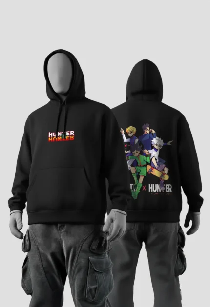 hunter x hunter Squad Black Hoodie