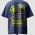 Spooky Vibes Racer Oversized T-Shirt