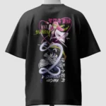 Demon slayer oversized anime shirt back
