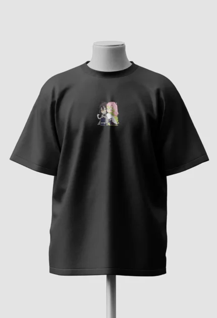 Demon slayer oversized anime shirt front 2