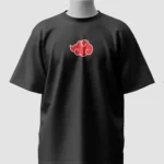 Akatsuki Red Cloud Oversized T-Shirt