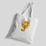 Garfield Climb Canvas Tote Bag
