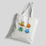 Pokemon Starter Faces Tote Bag