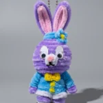 Blue Suit Bunny Charm
