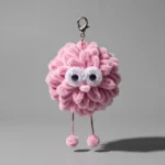 Pink Pom Pom Charm